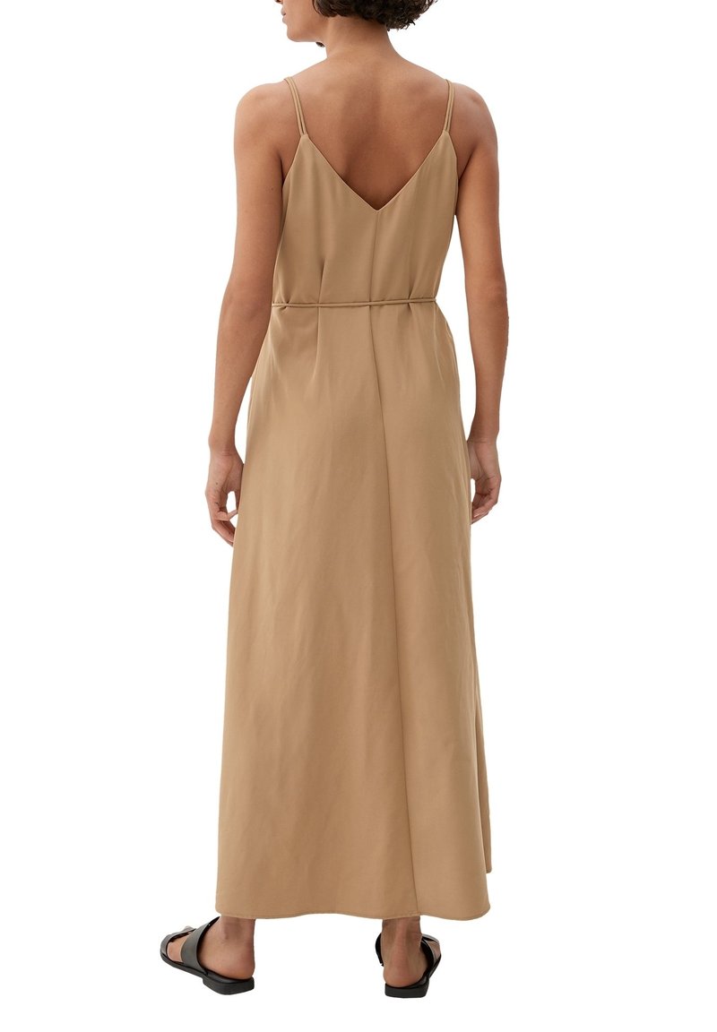S.Oliver BLACK LABEL MET STRIKCEINTUUR - Maxikleid - Brown