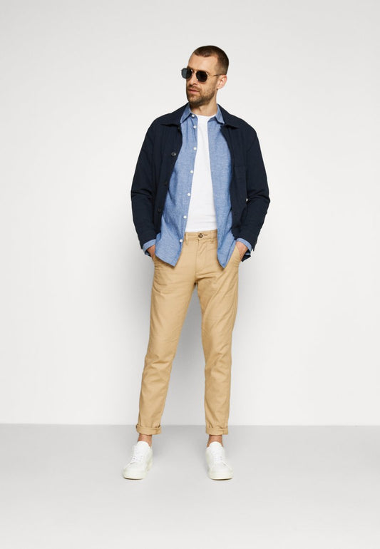 Selected Homme SLHSLIMNEW - Hemd - Medium Blue Denim