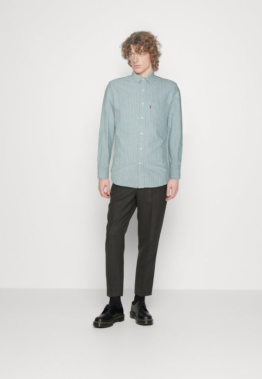 SUNSET POCKET STANDARD - Hemd - Hrishikesh Green/blue Slate