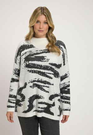 Ulla Popken Strickpullover - Blanc Cassé