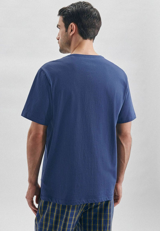 Seidensticker Nachtwäsche Shirt - Blue