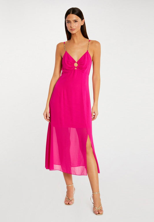 MORGAN STRAPS WITH CHAINS - Freizeitkleid - Rose