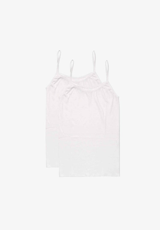 2ER PACK - Unterhemd/-shirt - Weiß