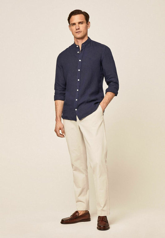 Hackett London GARMENT DYED P - Hemd - Navy
