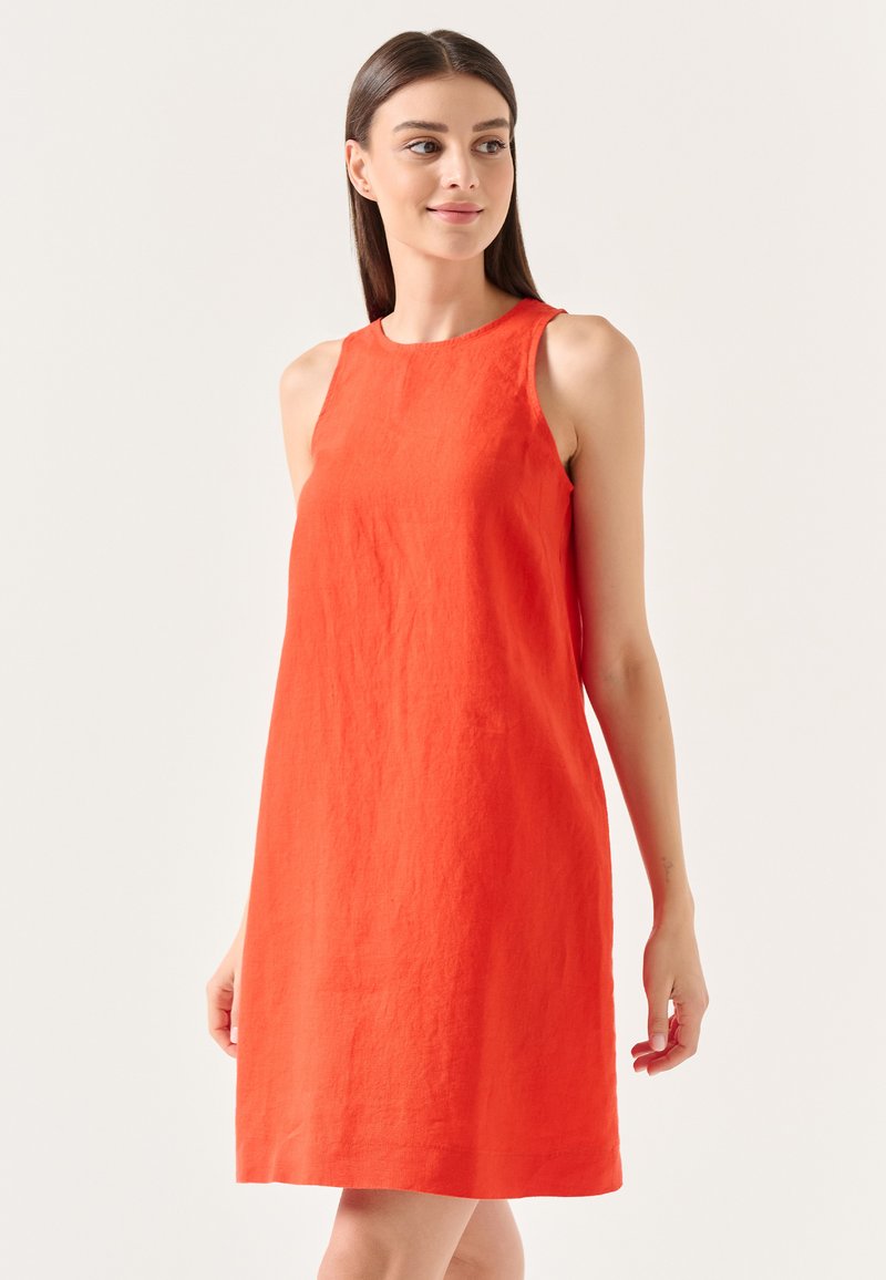 Freizeitkleid - Orange