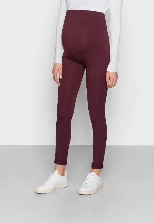 3 PACK - Leggings - Trousers - Black/bordeaux/dark Blue