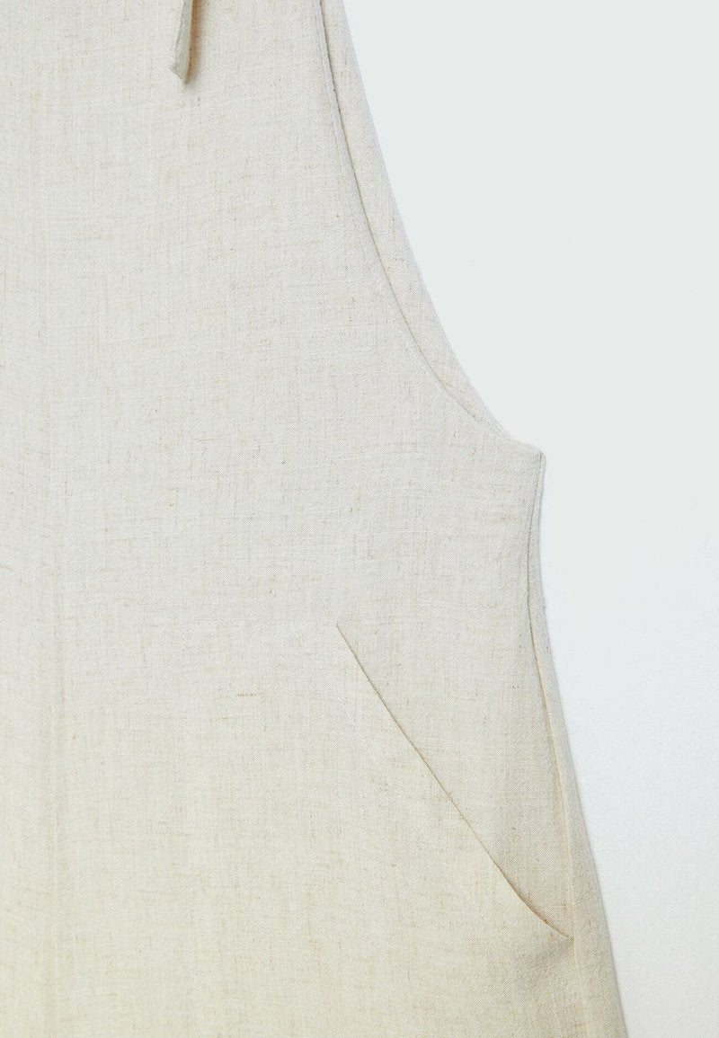 Stradivarius RUSTIKALE - Latzhose - Stone
