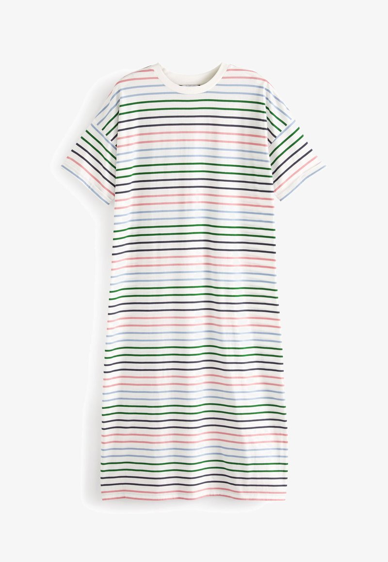Next SUPIMA STRIPED STANDARD - Jerseykleid - Black