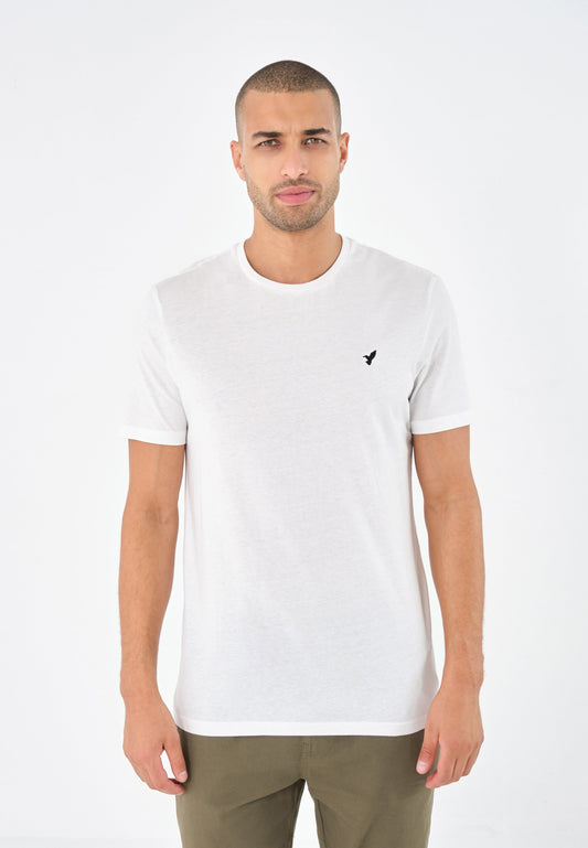 Pier One UNISEX 5 PACK - Basic T-shirt - White/brown/dark Blue