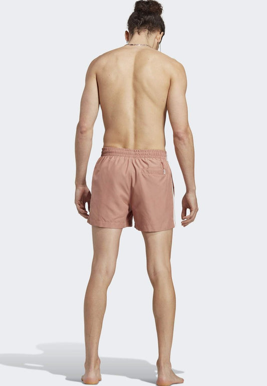 Adidas Originals 3-STRIPES SHORT LENGTH - Badeshorts - Clay Strata White