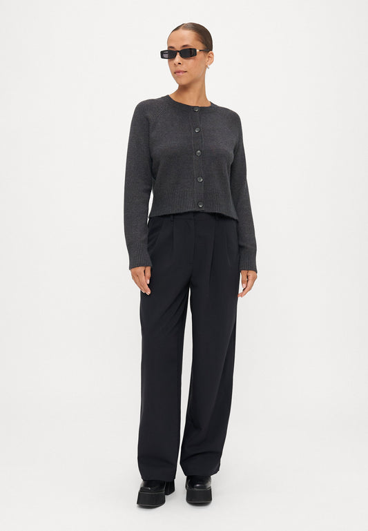 ONLY Petite ONLKATIA CARDIGAN - Cardigan - Dark Grey Melange