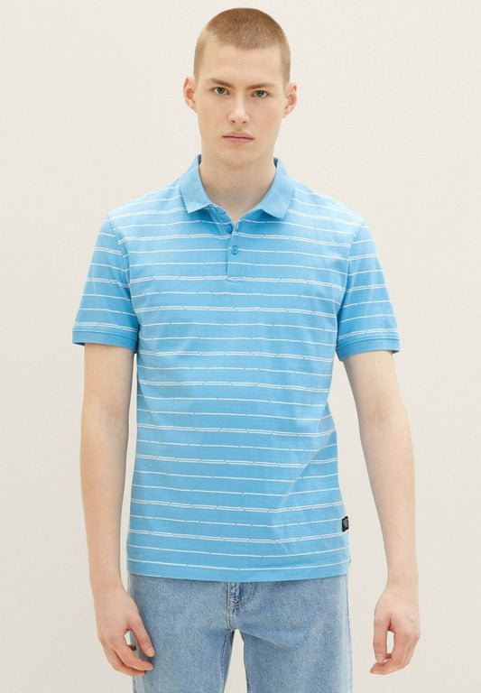 TOM TAILOR Denim 2 PACK - Poloshirt - Blue Broken Yd Stripe