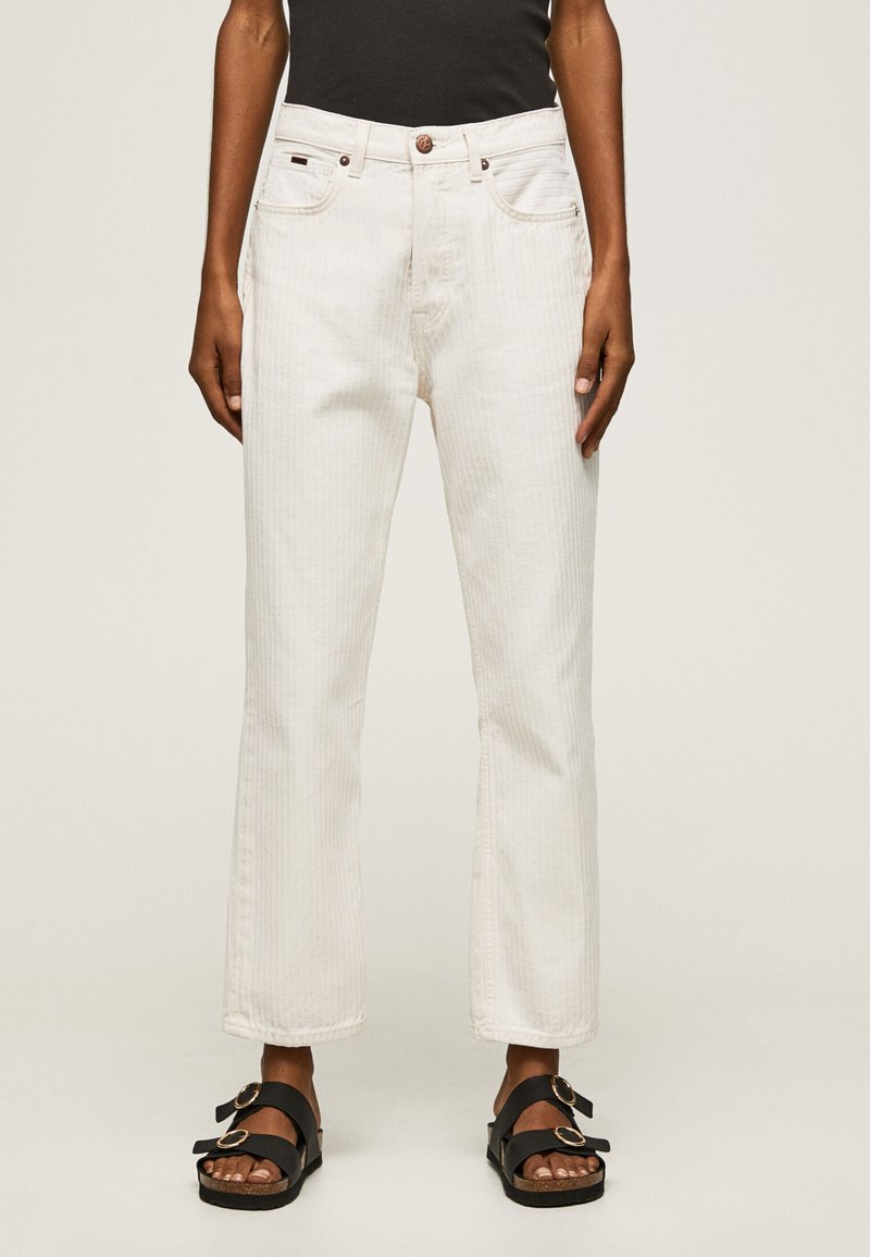 Pepe Jeans CELYN STRIPE - Stoffhose - Denim