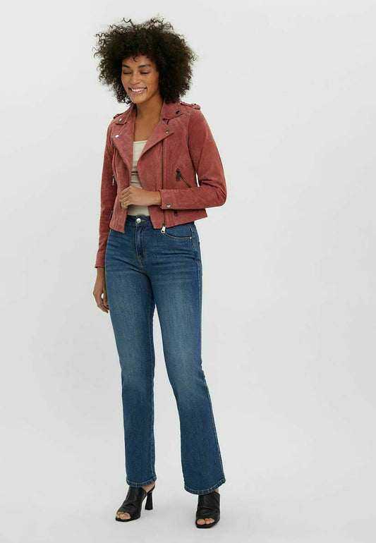 Vero Moda Lederjacke - Marsala