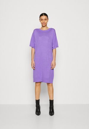 Edc By Esprit DRESS - Strickkleid - Dark Lavender