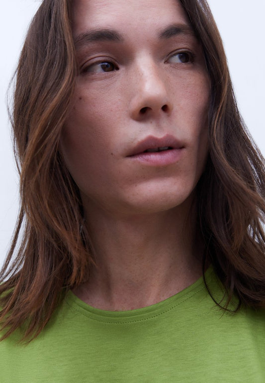 ADOLFO DOMINGUEZ ROUND - T-Shirt Basic - Green