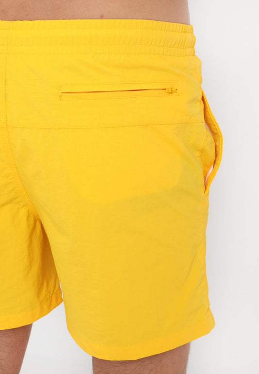 URBAN CLASSICS BLOCK SWIM SHORTS - Badeshorts - Chrome Yellow