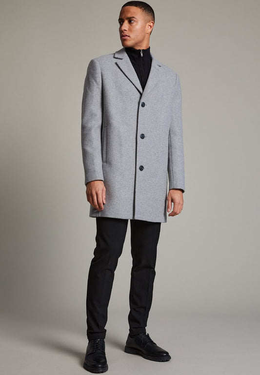 Matinique MATRACE - Kurzmantel - Light Grey Melange