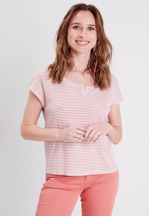 MIT KURZEN ÄRMELN - T-Shirt Print - Bleu Marine