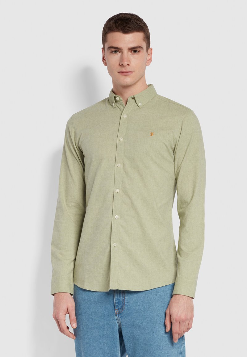 Farah STEEN - Hemd - Moss Green