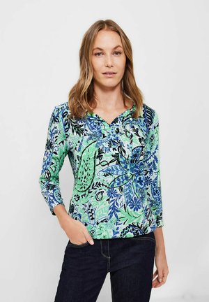 Bluse - Marine Hellblau
