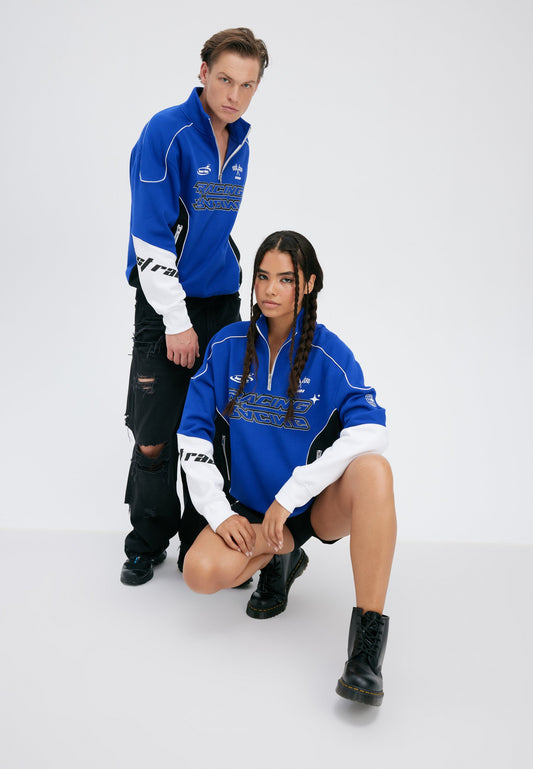 YOURTURN UNISEX - Sweatshirt - Black/blue