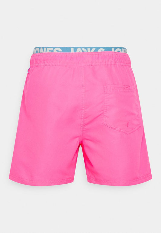 Jack & Jones JPSTFIJI JJSWIM NEON - Badeshorts - Knockout Pink