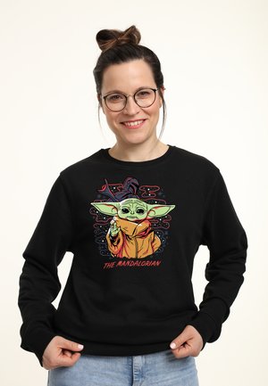 Henry Tiger STAR WARS: THE MANDALORIAN SUNSET CUTE YODA - Sweatshirt - Black