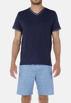 Hom VALERE - Nachtwäsche Set - Navy Print