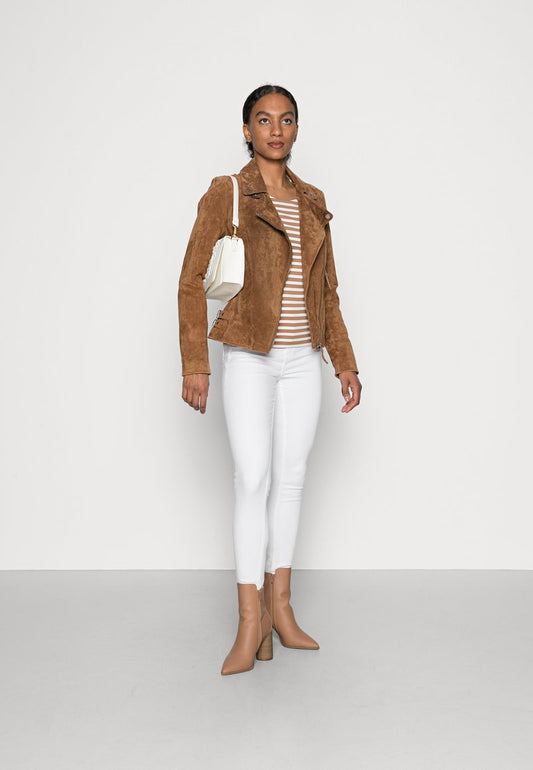 Gant Langarmshirt - Roasted Walnut