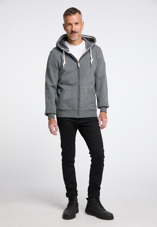 Schmuddelwedda Sweatjacke - Grau Melange
