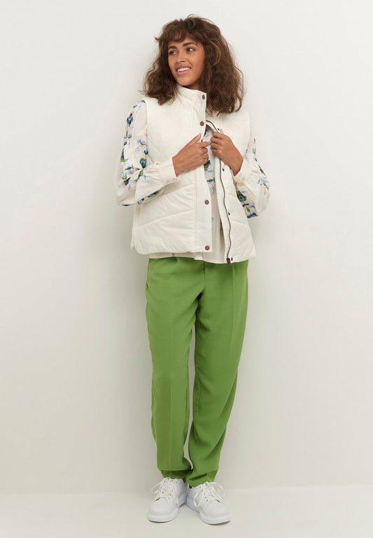 CREAM CROLLI SHORT WAISTCOAT - Weste - Vaporous Gray
