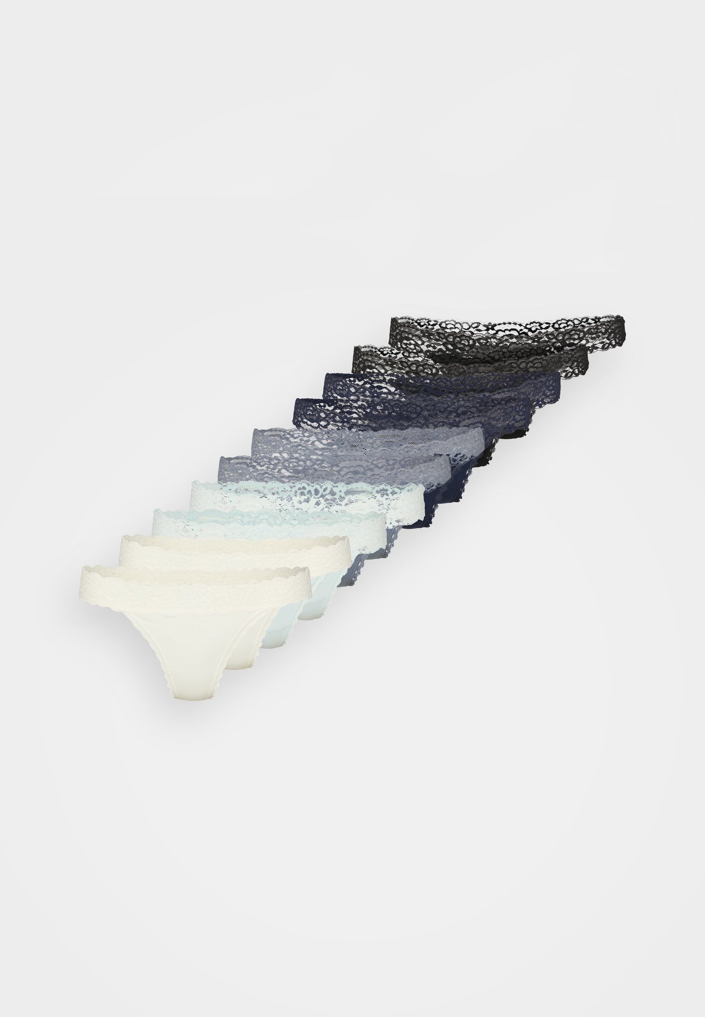 Anna Field 10 PACK - Thong - Black