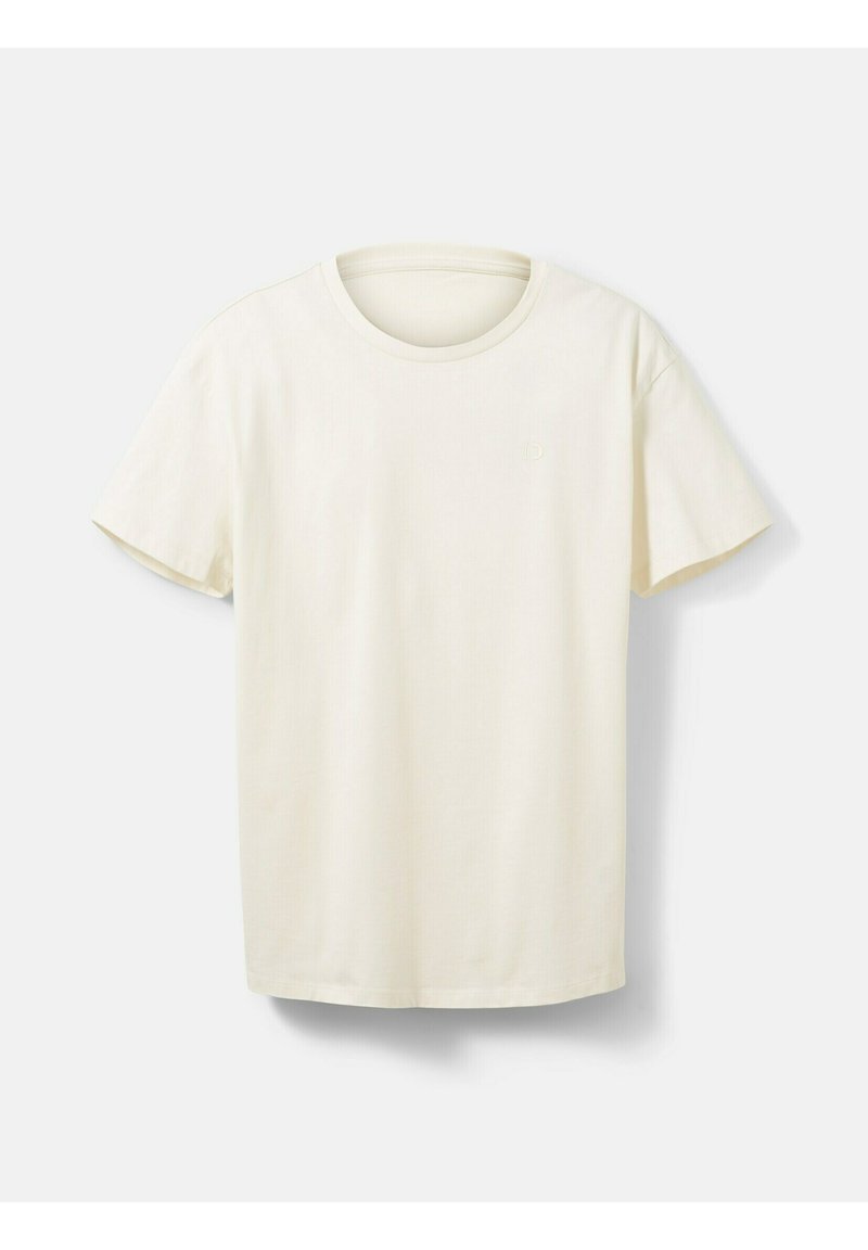 TOM TAILOR Denim MIT RÜCKENPRINT - T-Shirt Print - Soft Light Beige
