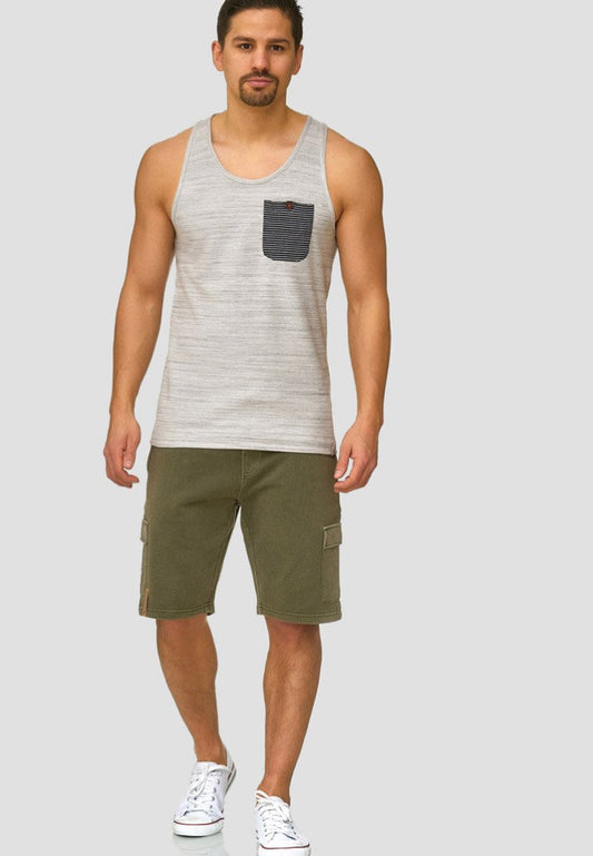 Indicode Jeans Shorts - Beetle