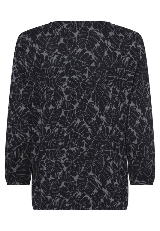 Bluse - Marine Hellblau