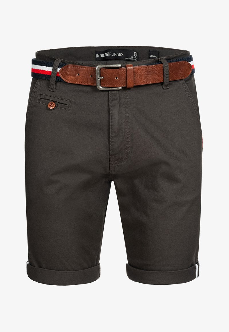 Indicode Jeans Shorts - Anthracite