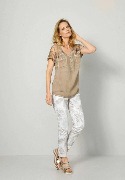 SCHLUPF - Bluse - Braun