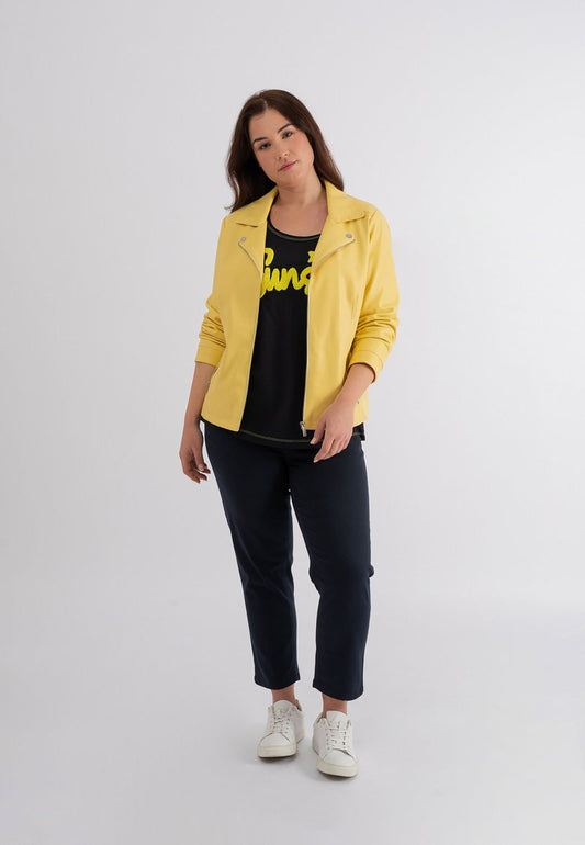 October Kunstlederjacke - Yellow