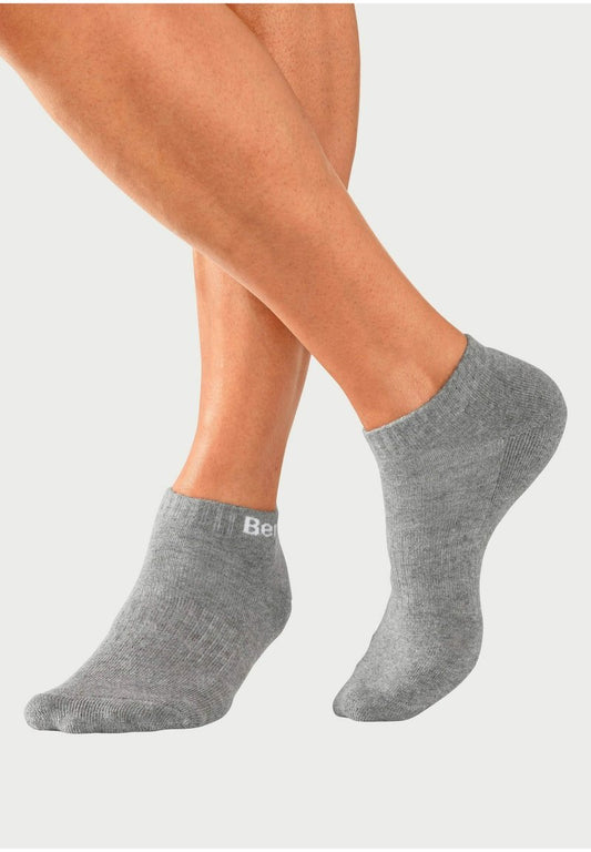Bench 6 PACK UNISEX - Socken - Schwarz Gray Meliert Weiß