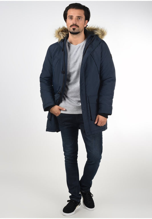 Solid SDFRIGO - Wintermantel - Insignia Blue