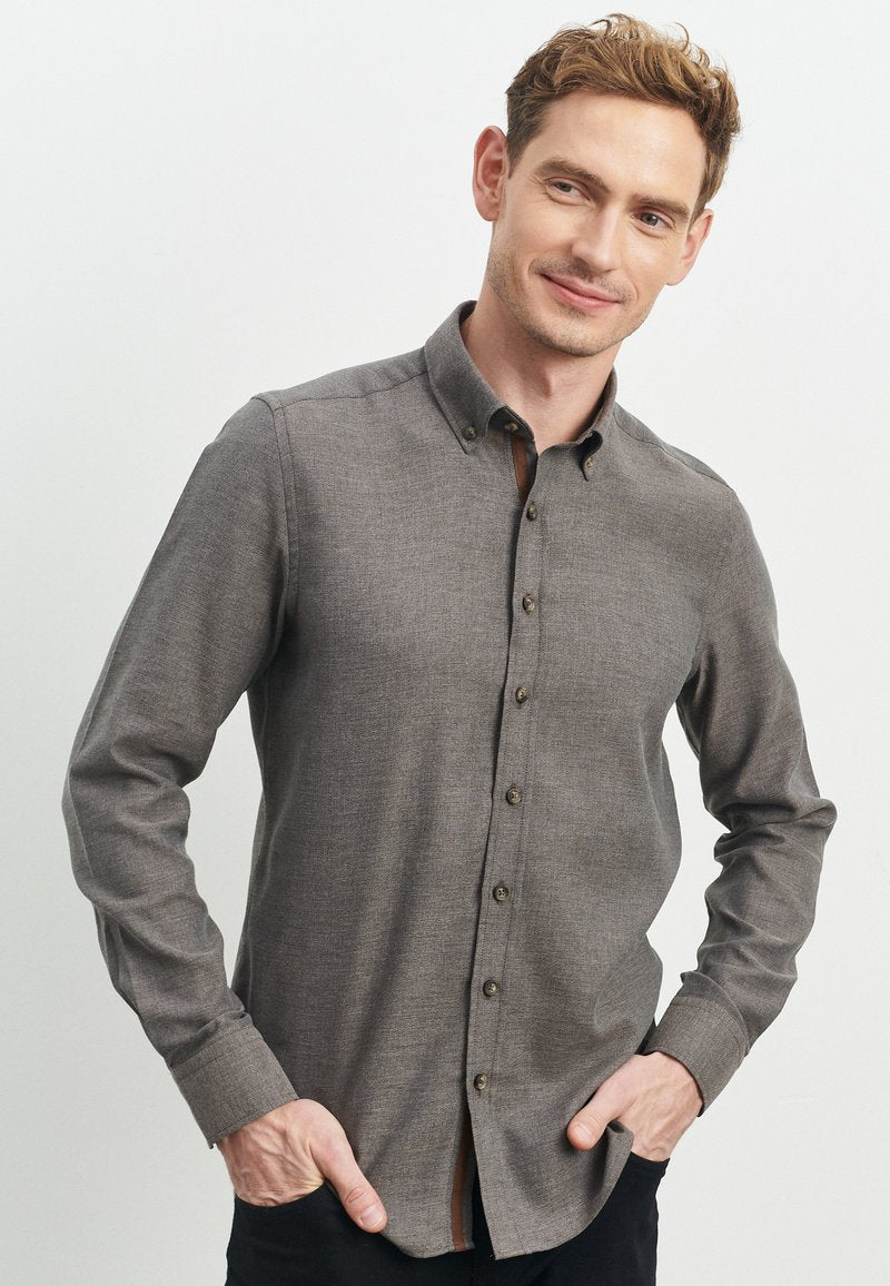 SLIM FIT - Hemd - Light Grey