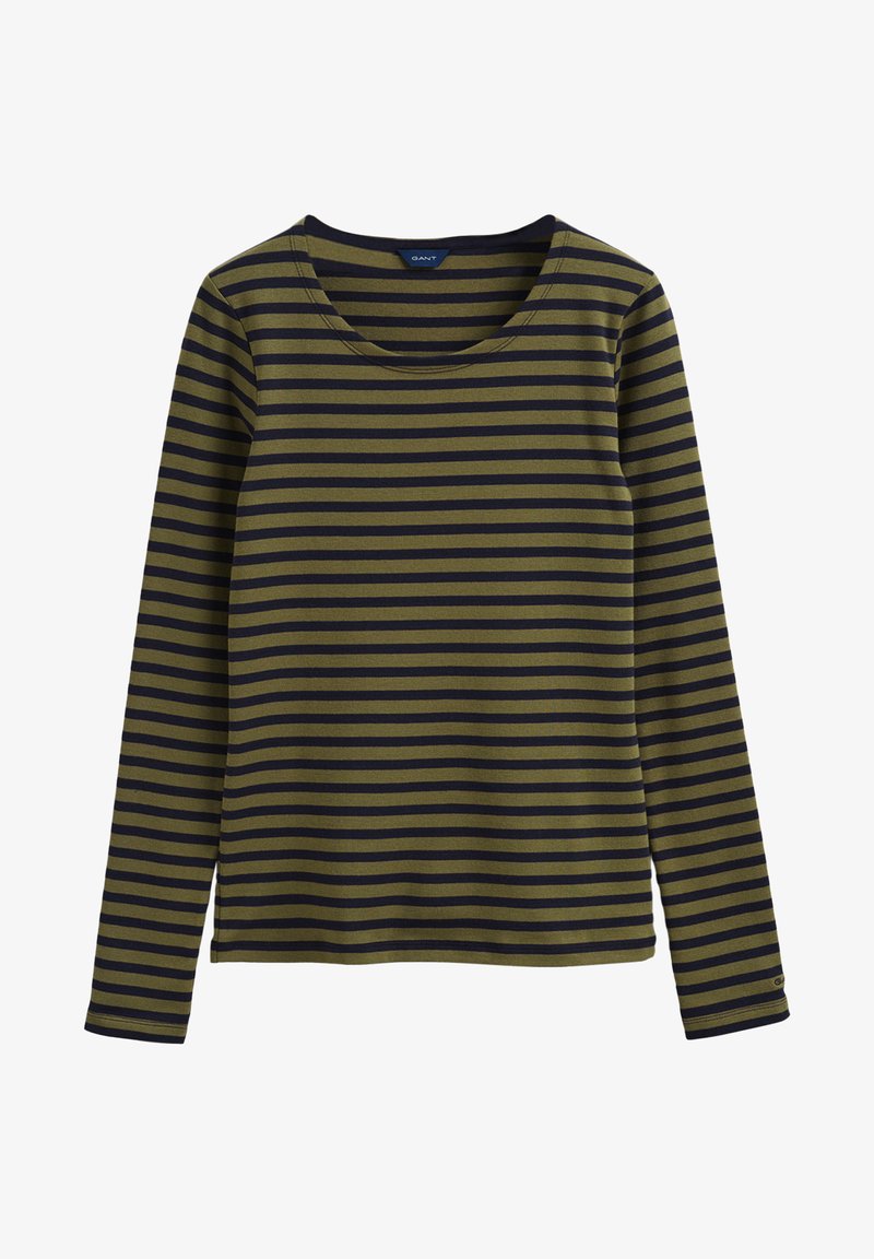 Gant Langarmshirt - Hunter Green