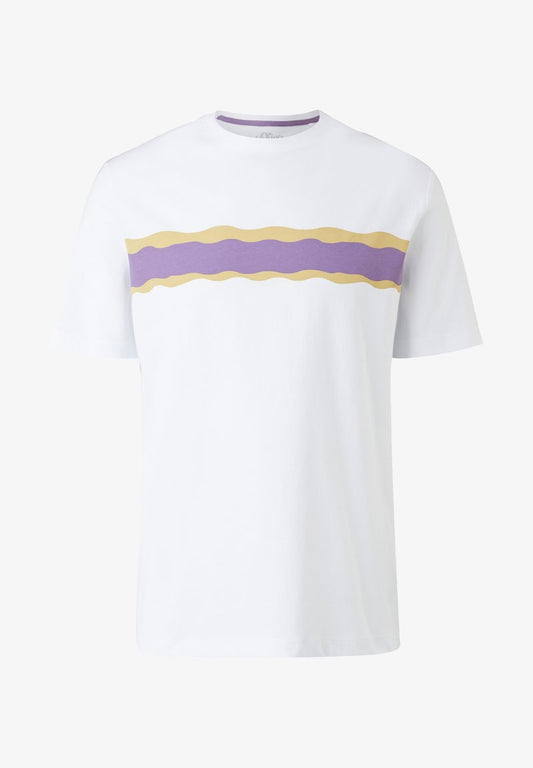 S.Oliver T-Shirt Print - White