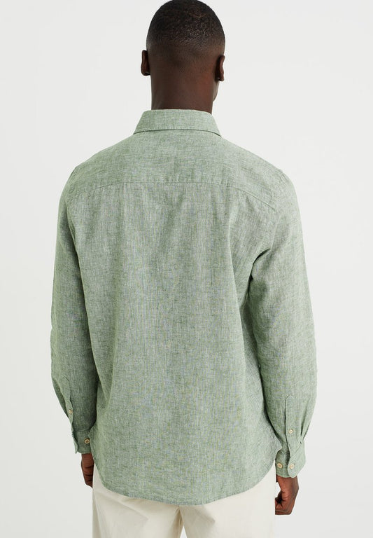 WE FASHION FIT VAN - Hemd - Green