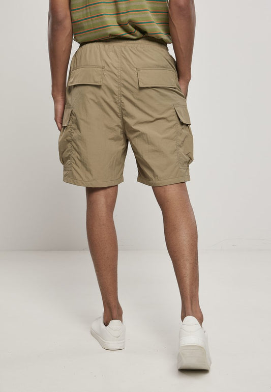 URBAN CLASSICS NYLON CARGO SHORTS - Shorts - Khaki