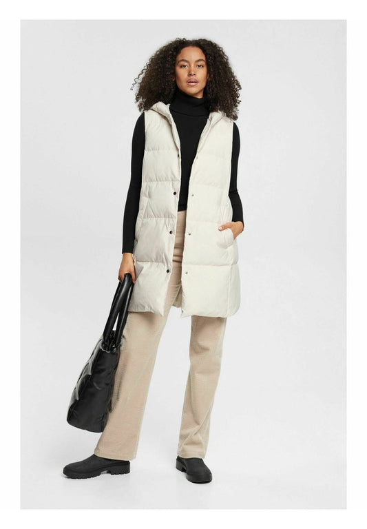 ESPRIT LANGE STEPP - Weste - Off White