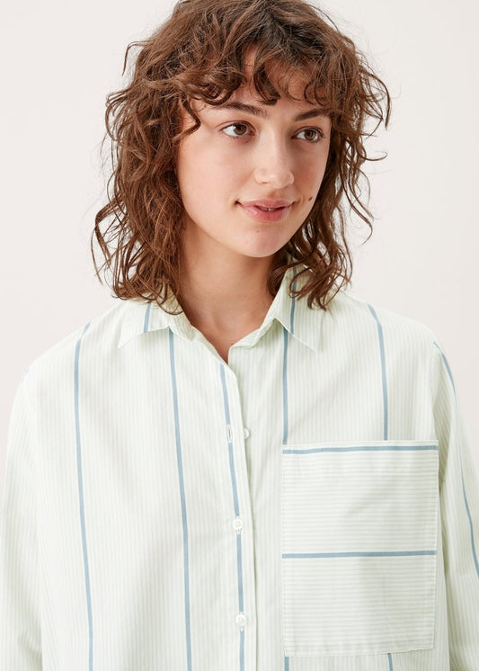 S.Oliver Hemdbluse - Sage Stripes