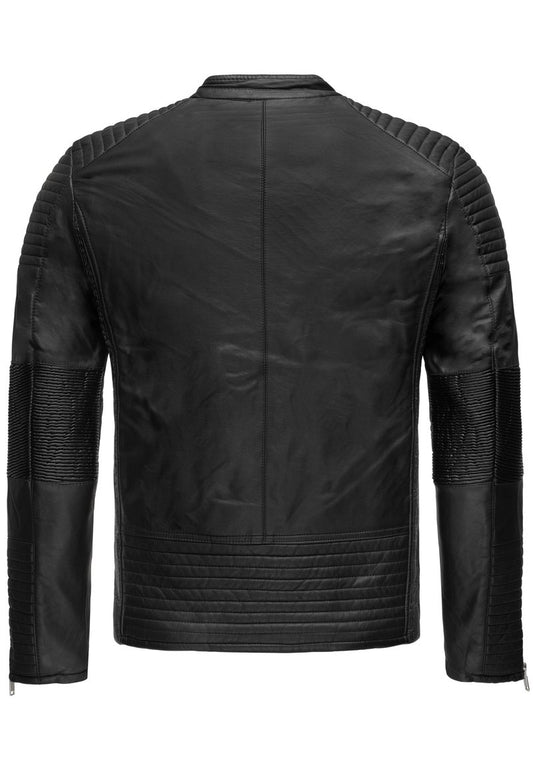 NEW MEXICO - Lederjacke - Schwarz