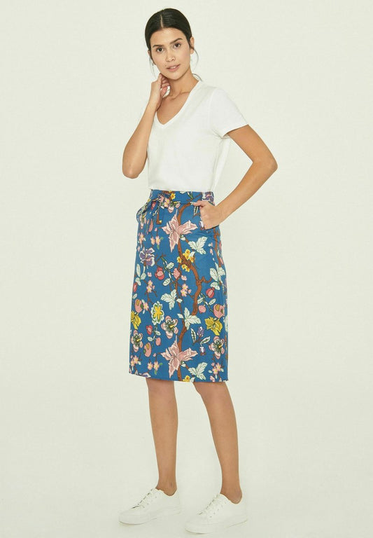 A-Linien-Rock - Floral Print